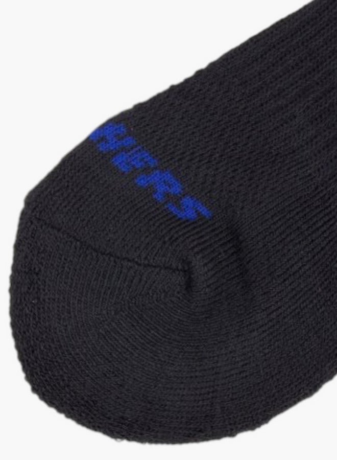 SKECHERS Ribbed Half Terry Ankle Length Socks - Image 3